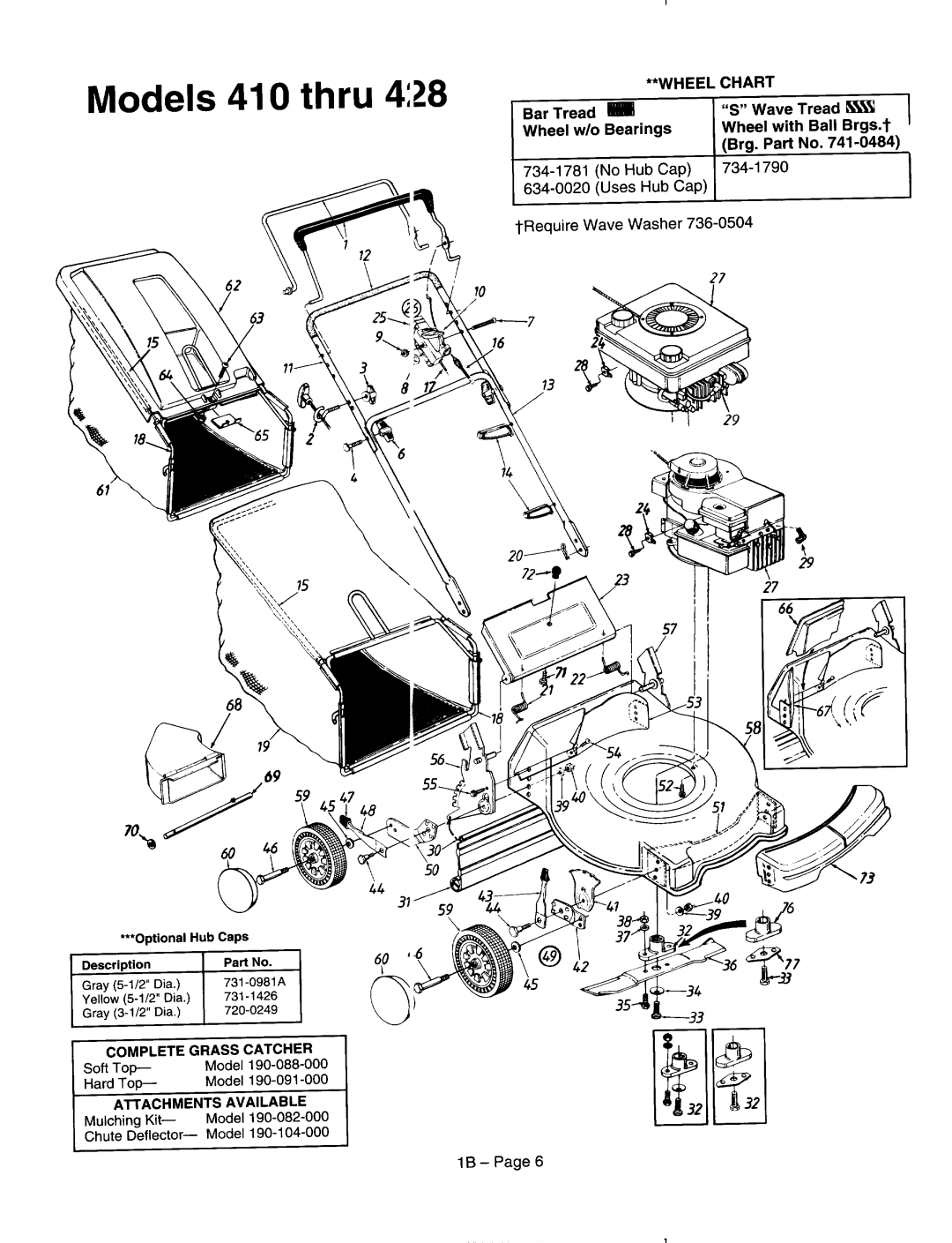 MTD 116-428N000, 116-328C000, 116-325A000, 116-410A000, 116-106C000, 116-109C000 manual 