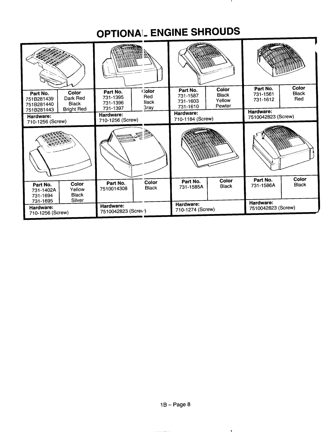 MTD 116-325A000, 116-428N000, 116-328C000, 116-410A000, 116-106C000, 116-109C000 manual 