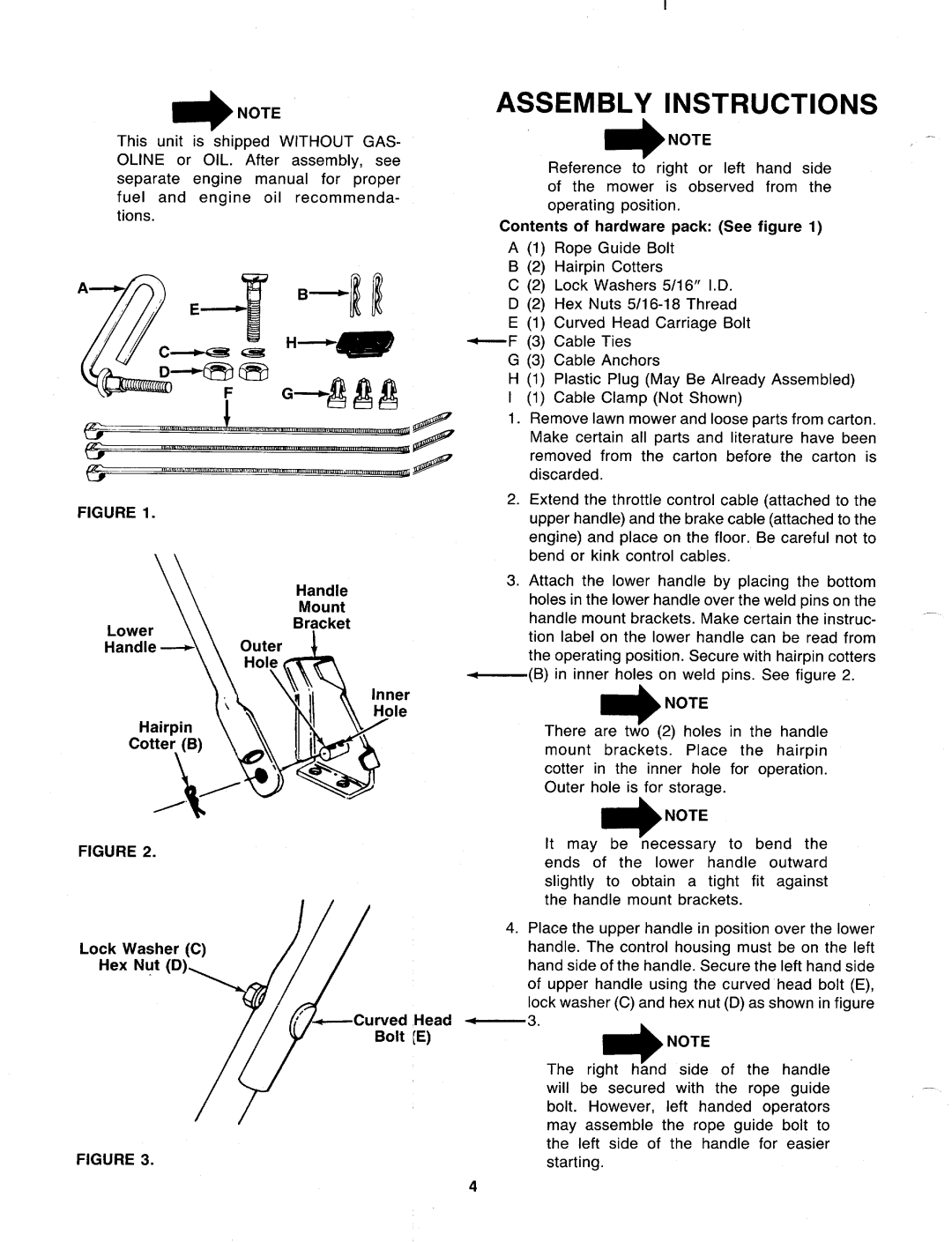 MTD 116-500-000 manual 