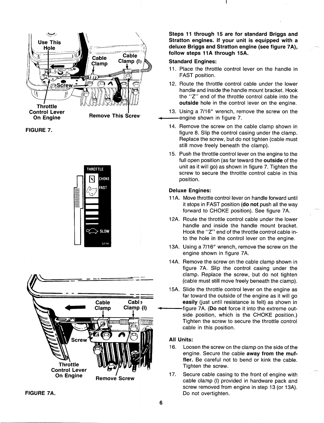 MTD 116-500-000 manual 