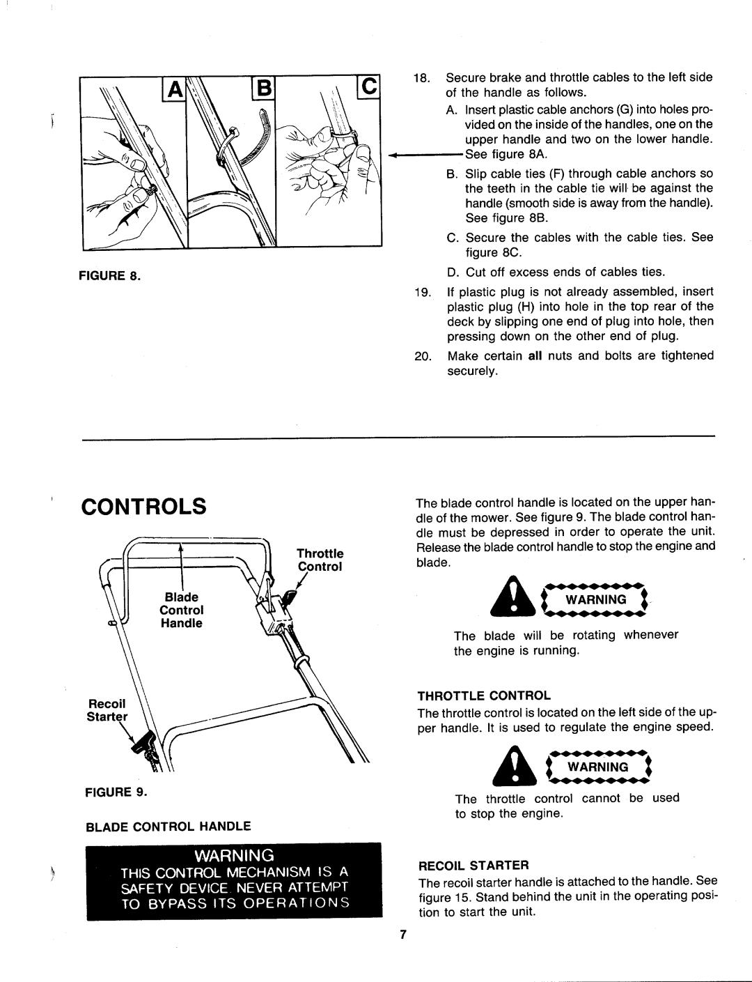 MTD 116-500-000 manual 