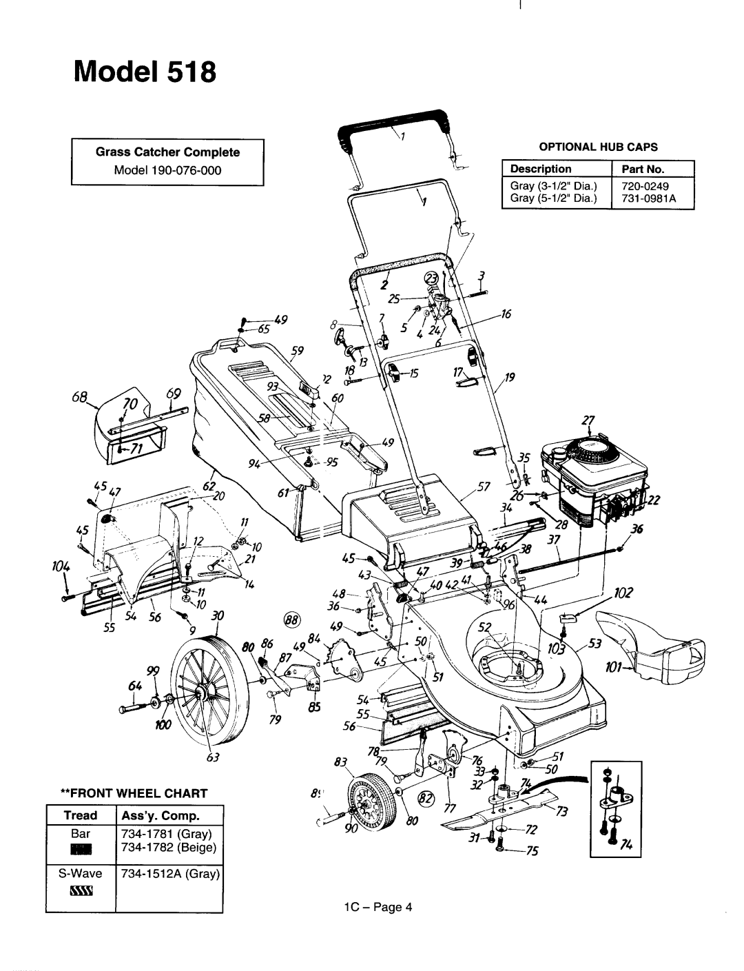 MTD 116-504A000 thru 115-508T000, 116-508T000, 116-733A000 thru 116-738N000, 116-518A000 thru 116-518N000 manual 