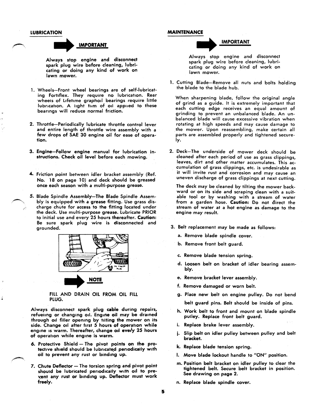 MTD 116-530A manual 