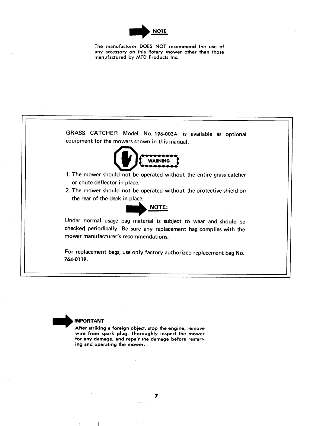 MTD 116-680A, 116-670A manual 