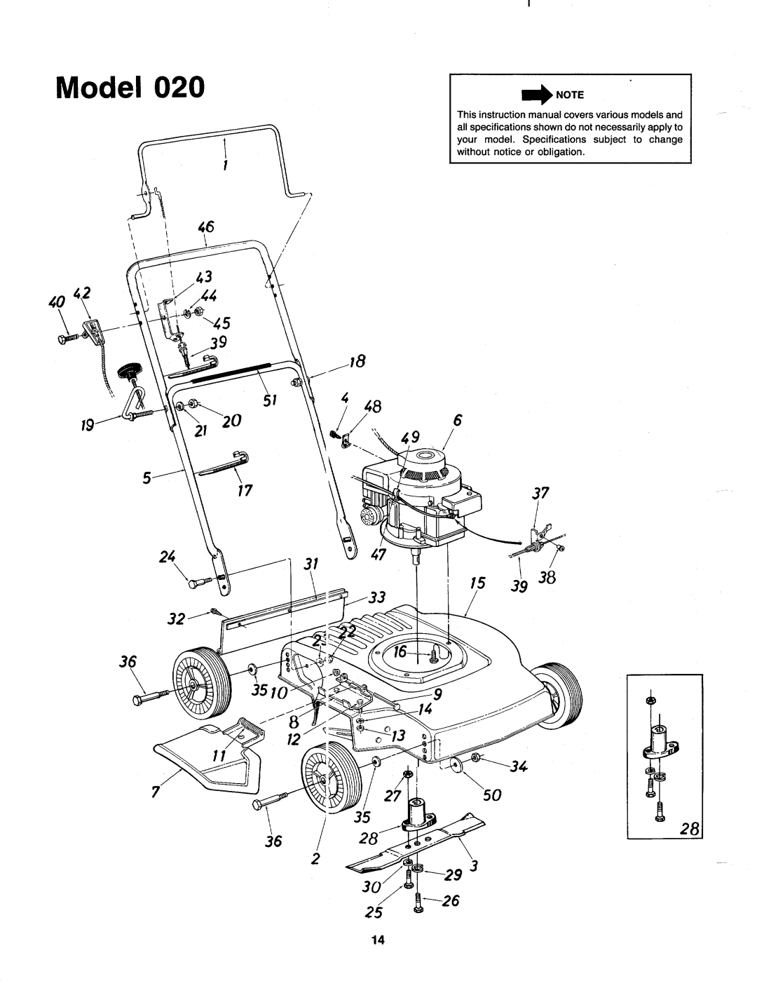 MTD 117-020-000 manual 