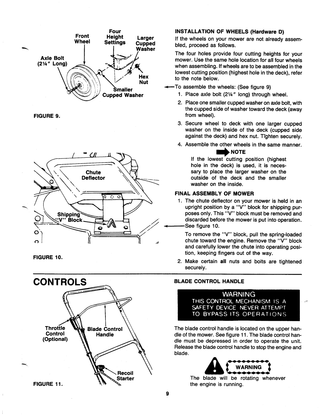 MTD 117-020-000 manual 
