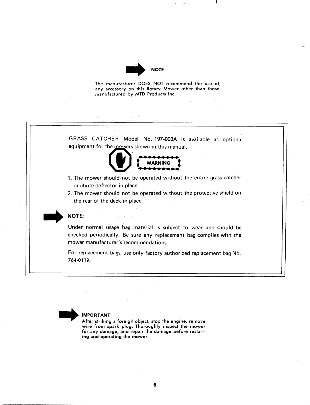 MTD 117-011-300, 117-020A, 117-011A, 117-020-300 manual 