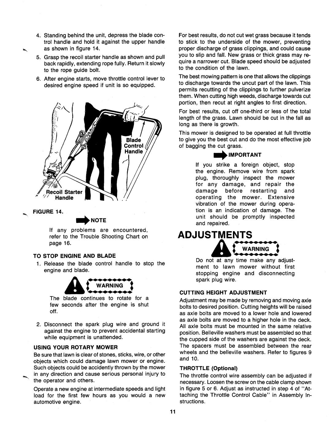 MTD 117-051-000, 117-050-000 manual 