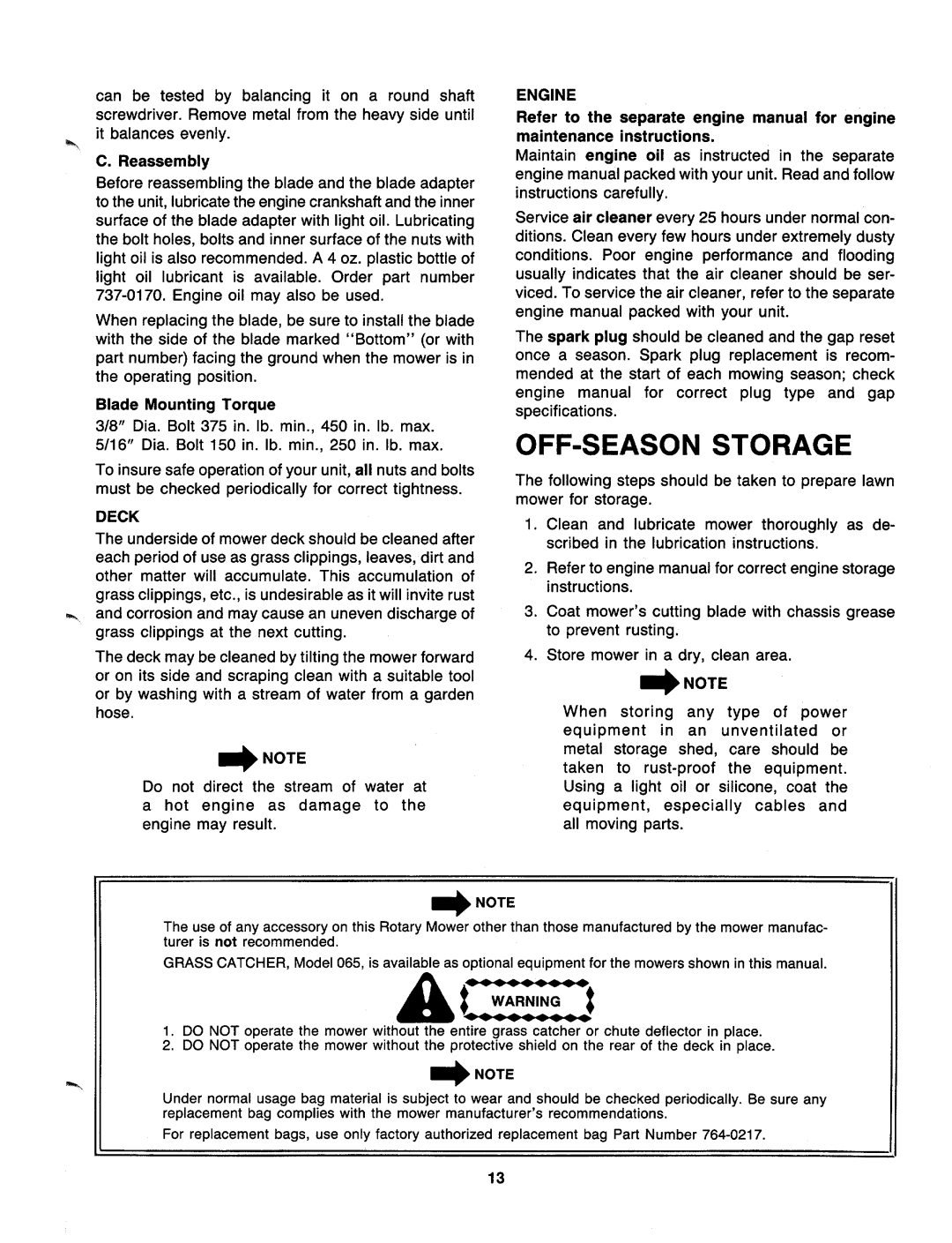 MTD 117-051-000, 117-050-000 manual 