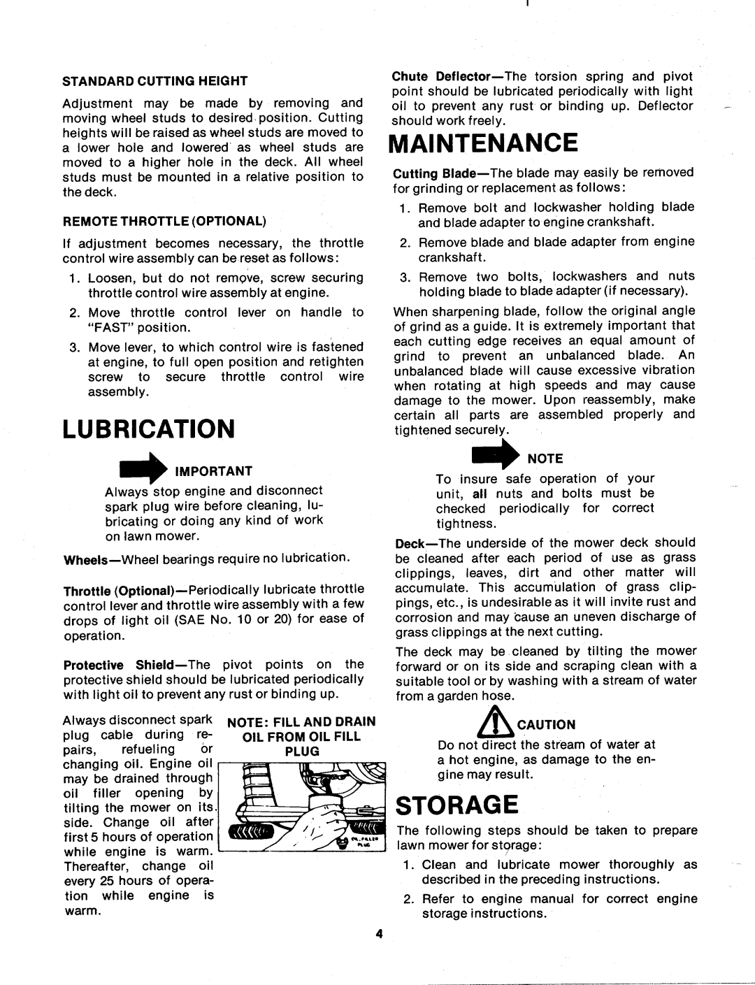 MTD 117-050A, 117-050-300 manual 