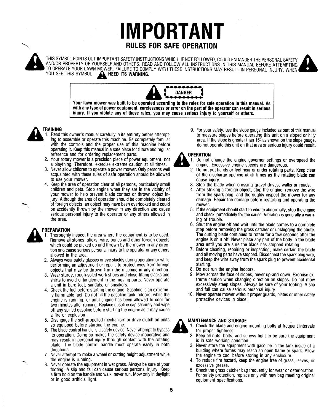 MTD 117-062-000, 117-063-000, 117-060-000, 117-061-000 manual 