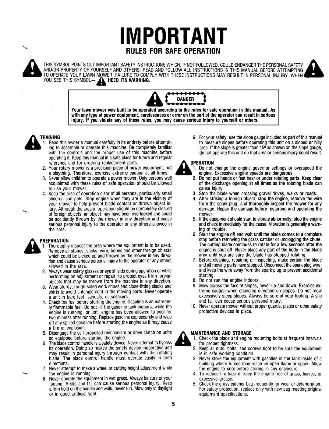 MTD 117-072-000, 117-082-000, 117-080-000, 117-071-000, 117-070-000 manual 