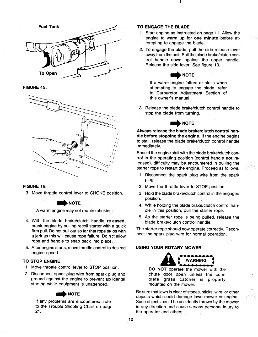 MTD 117-104-000 manual 