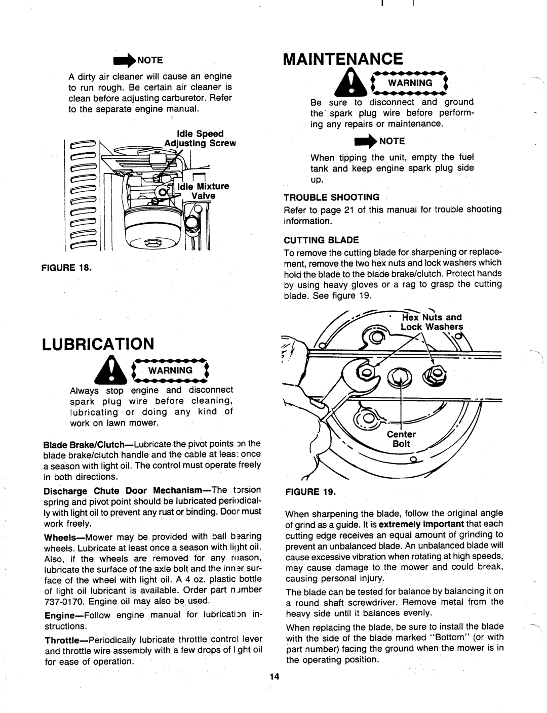 MTD 117-104-000 manual 