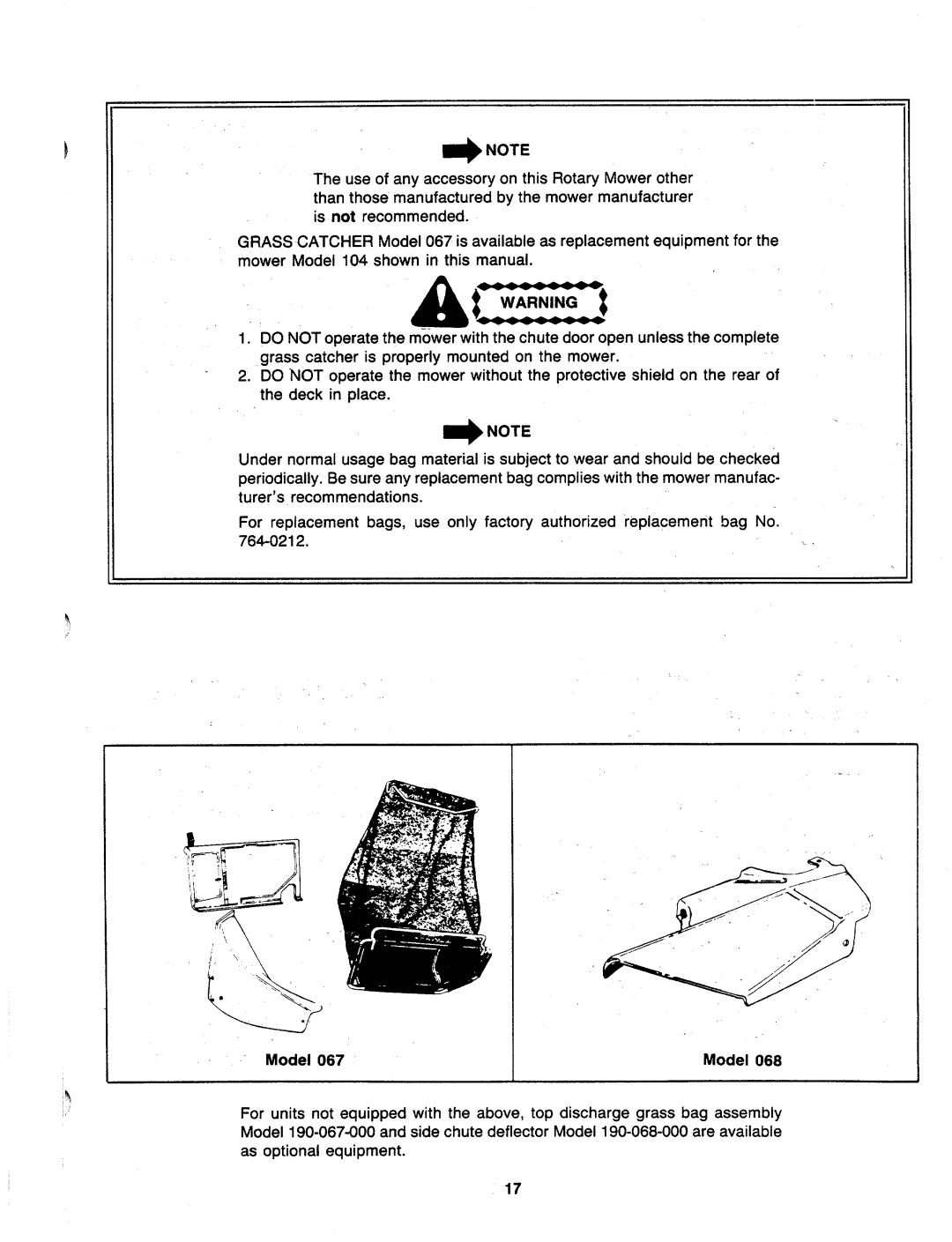 MTD 117-104-000 manual 