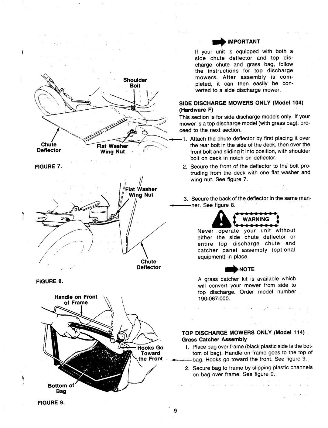 MTD 117-104-000 manual 