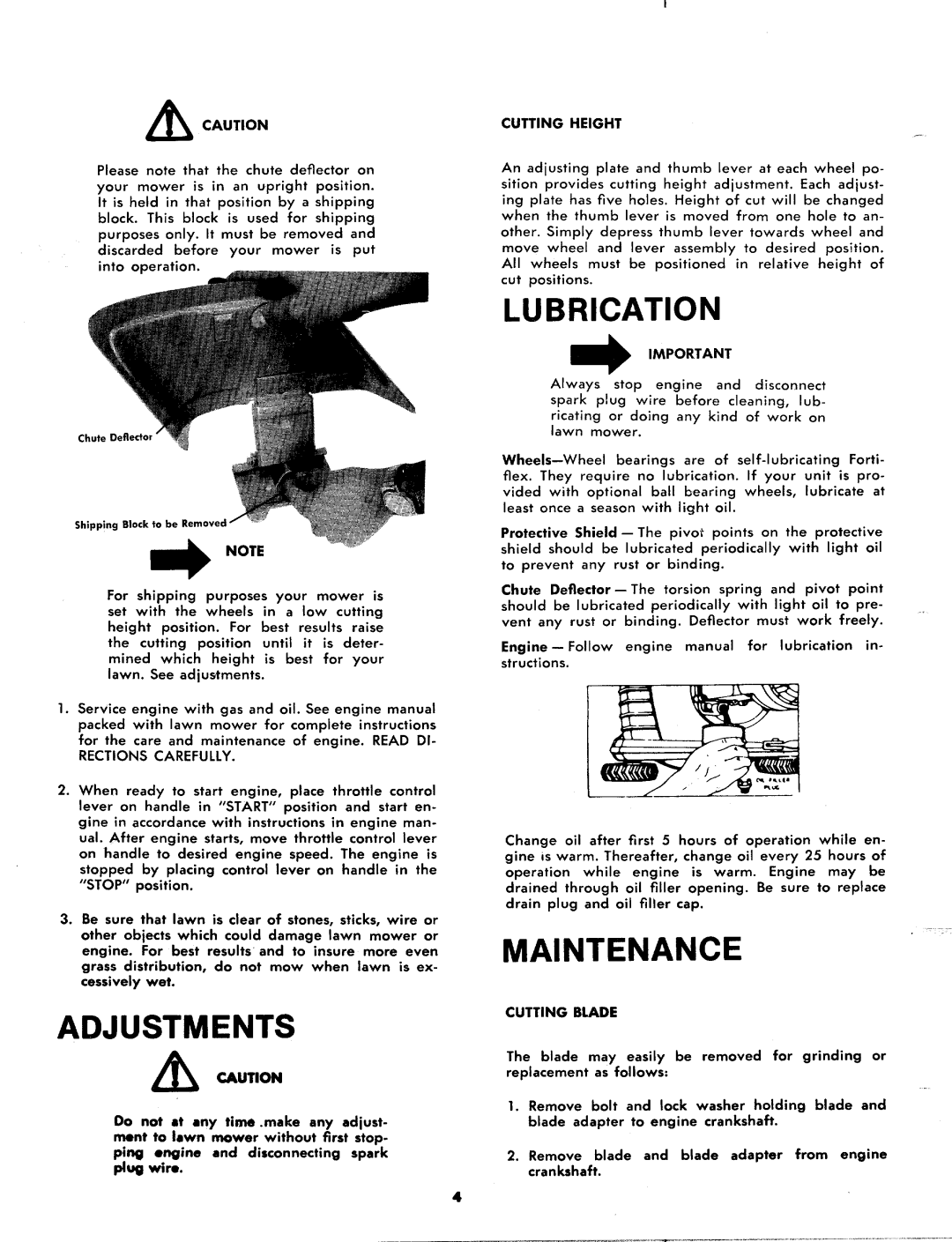 MTD 117-152A, 117-162-300, 117-142A, 117-142-300, 117-152-300, 117-162A manual 