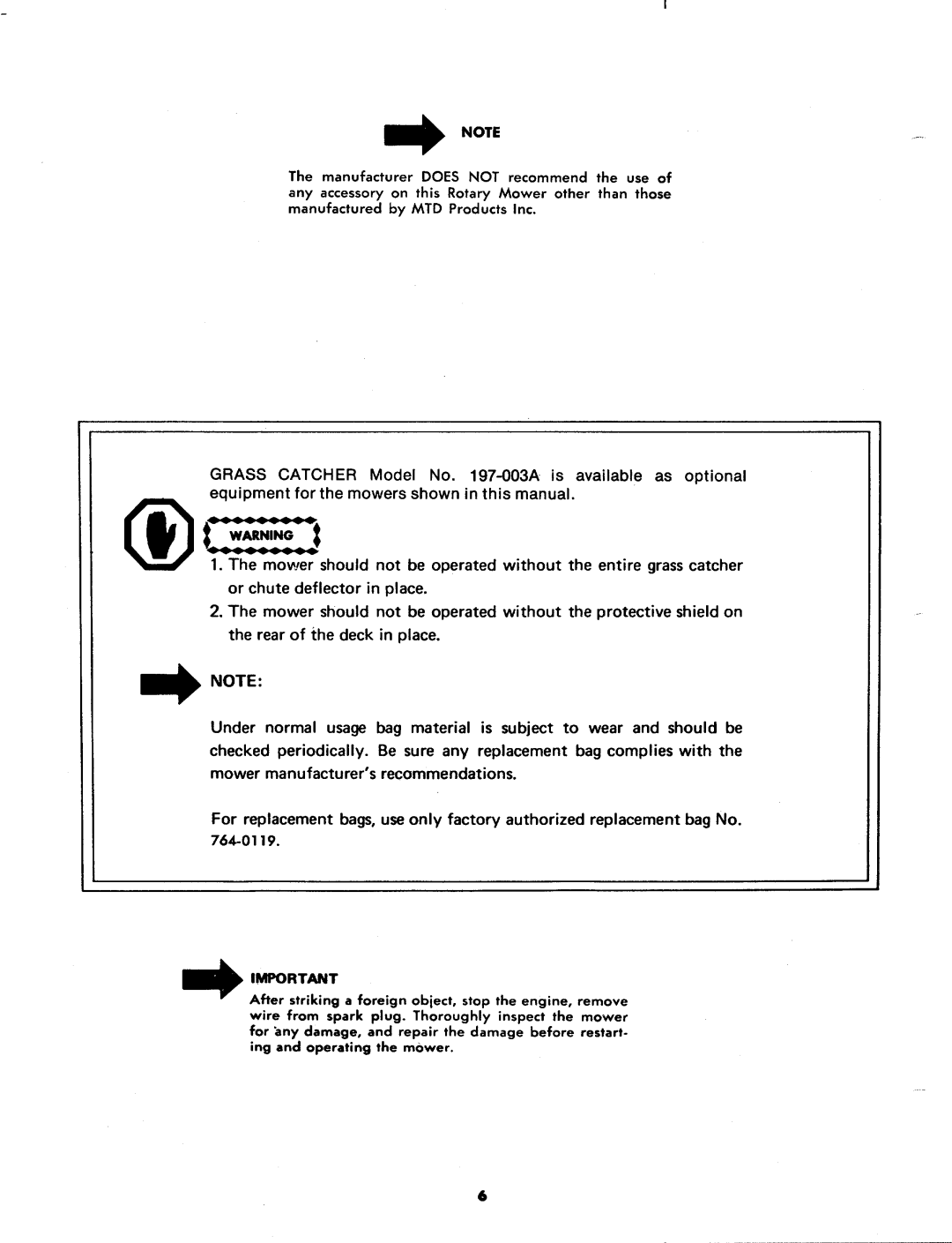 MTD 117-162-300, 117-142A, 117-142-300, 117-152-300, 117-152A, 117-162A manual 