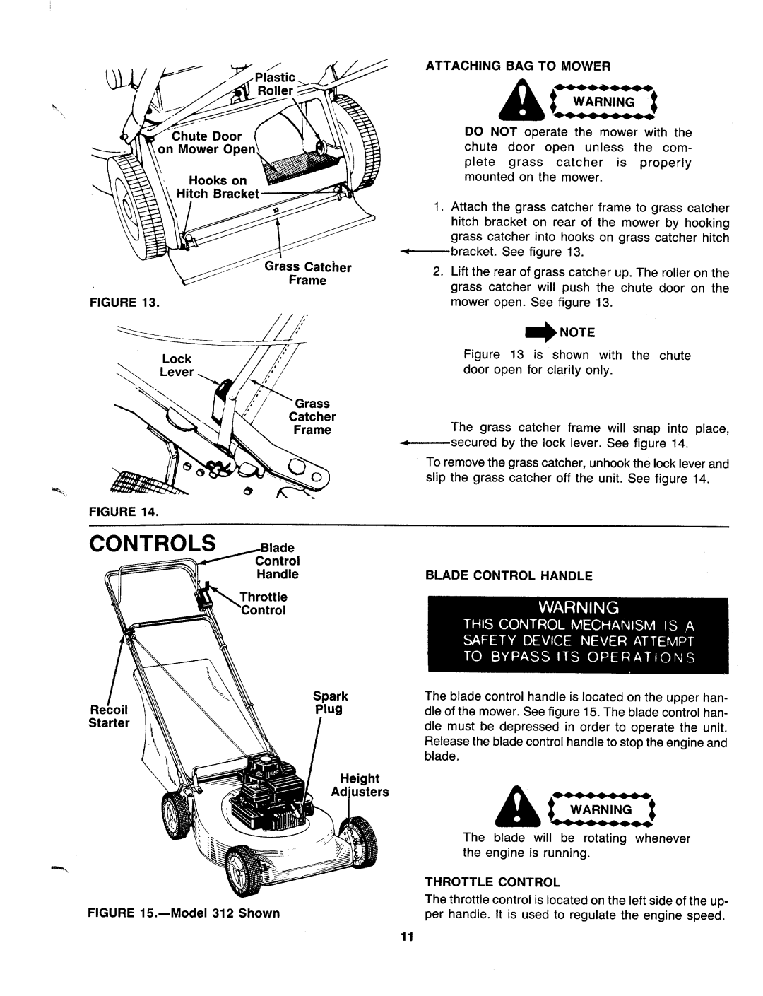 MTD 117-312-000, 117-311-000 manual 