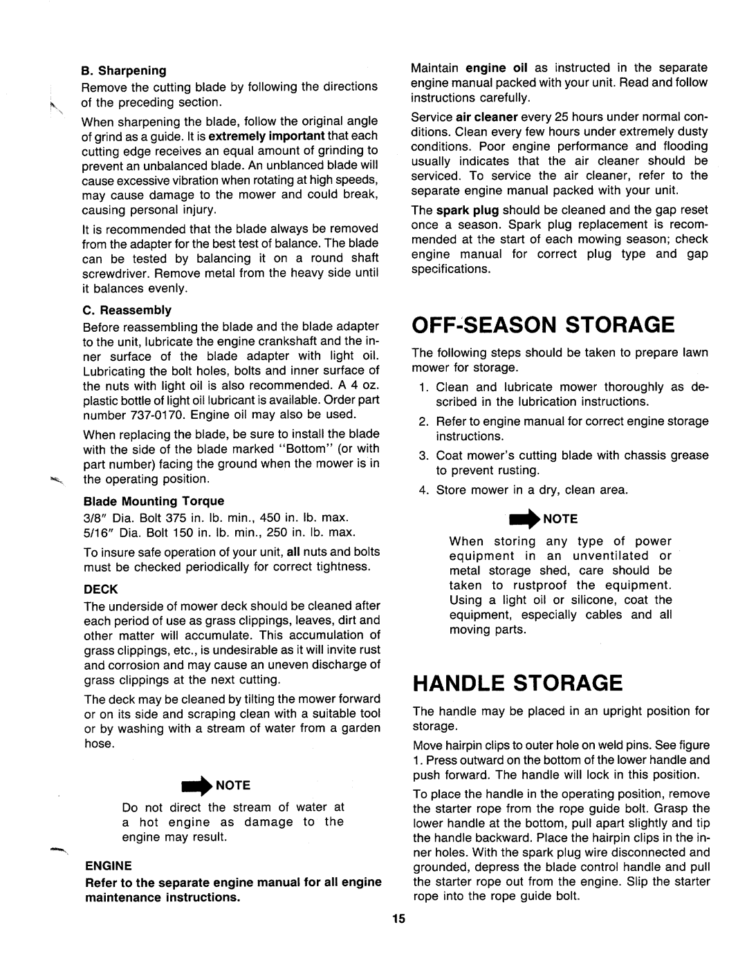 MTD 117-312-000, 117-311-000 manual 