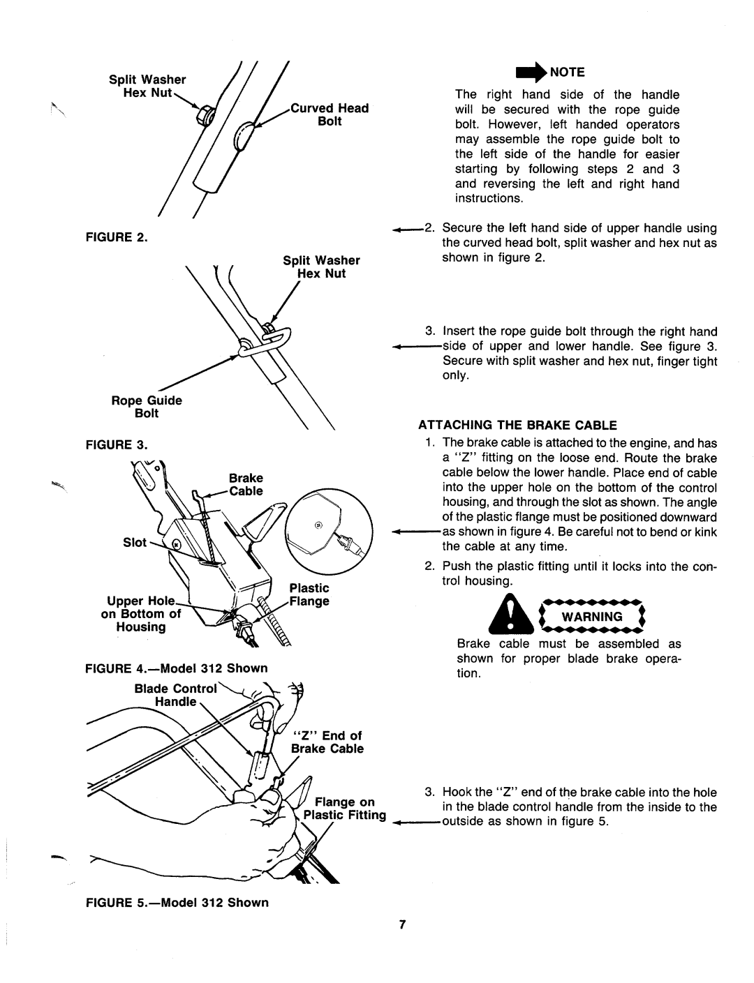 MTD 117-312-000, 117-311-000 manual 