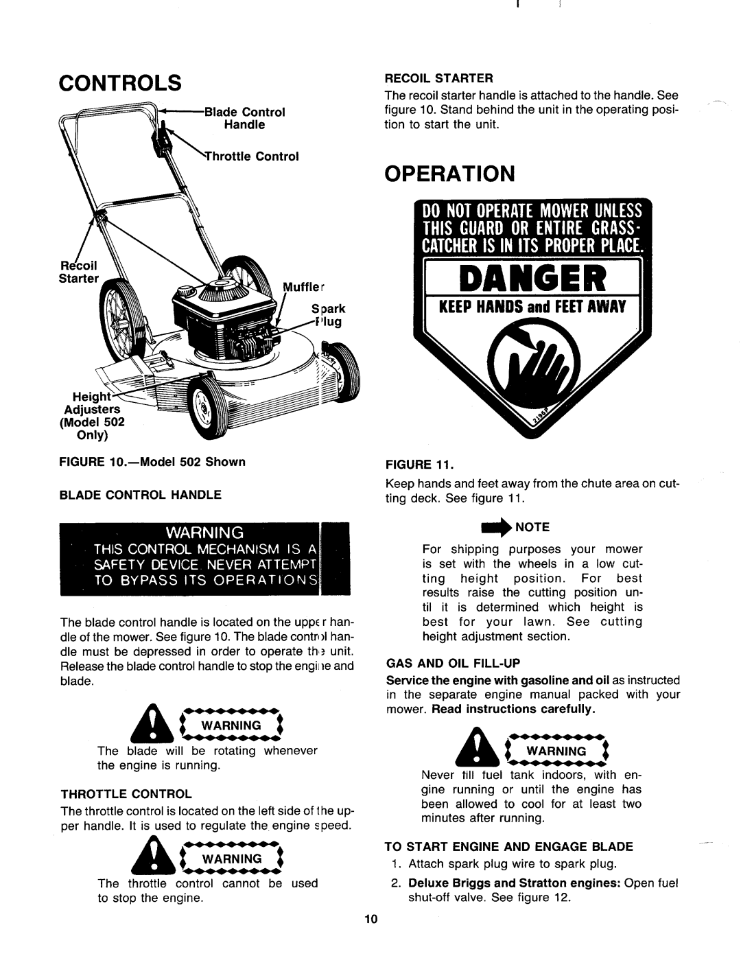 MTD 117-502-000, 117-500-000 manual 