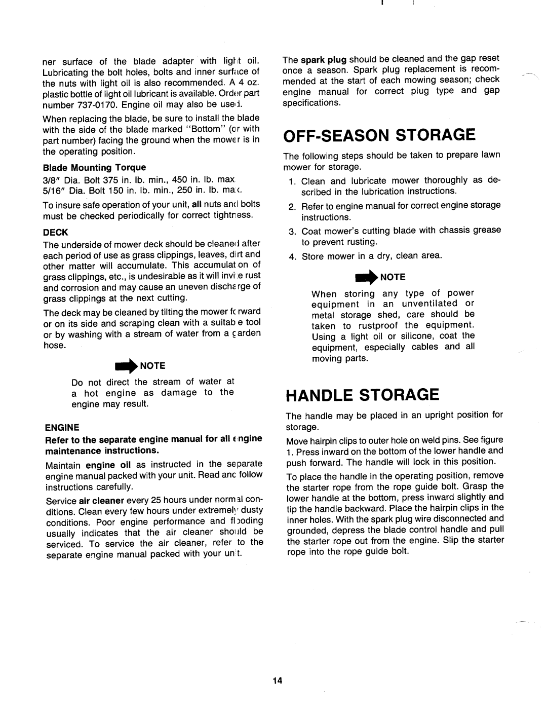 MTD 117-502-000, 117-500-000 manual 