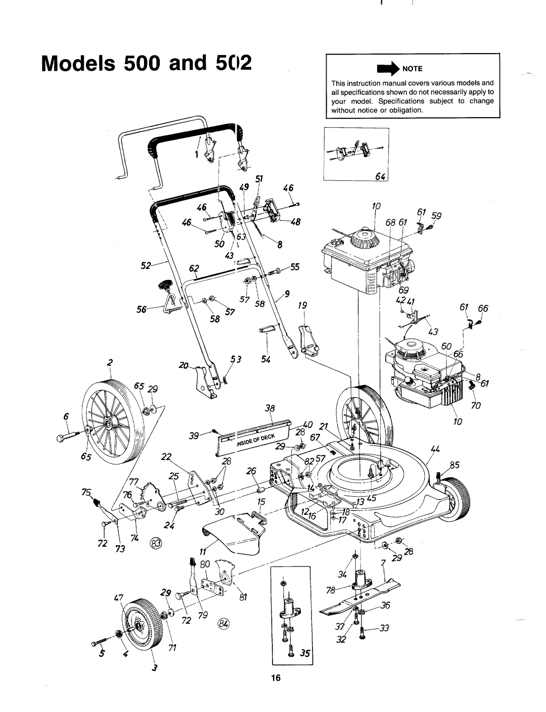 MTD 117-502-000, 117-500-000 manual 