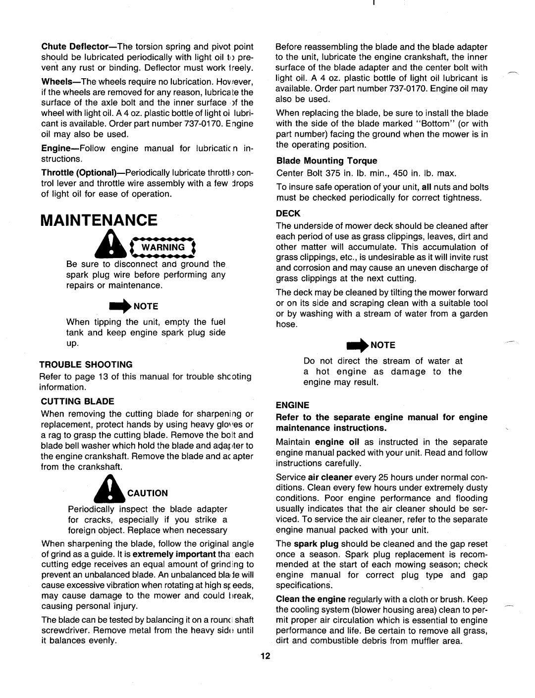 MTD 118-052R000, 118-050R000, 118-061R000, 118-062R000, 118-051R000, 118-053R000, 118-060R000, 118-063R000 manual 