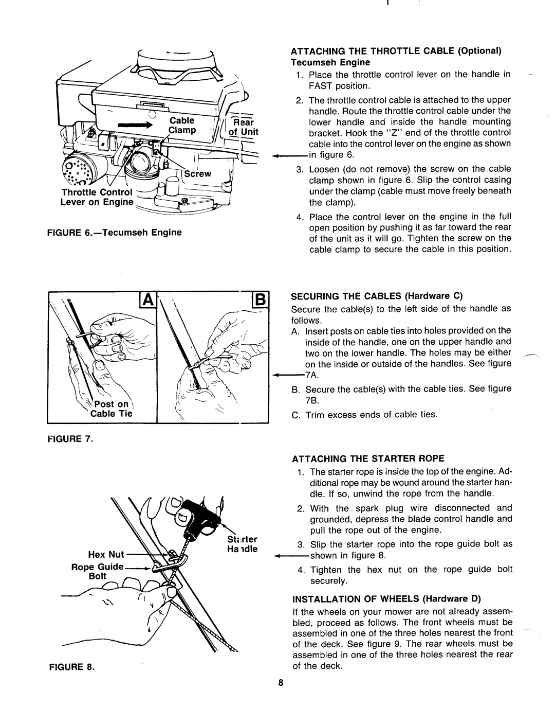 MTD 118-050R000, 118-061R000, 118-062R000, 118-051R000, 118-052R000, 118-053R000, 118-060R000, 118-063R000 manual 