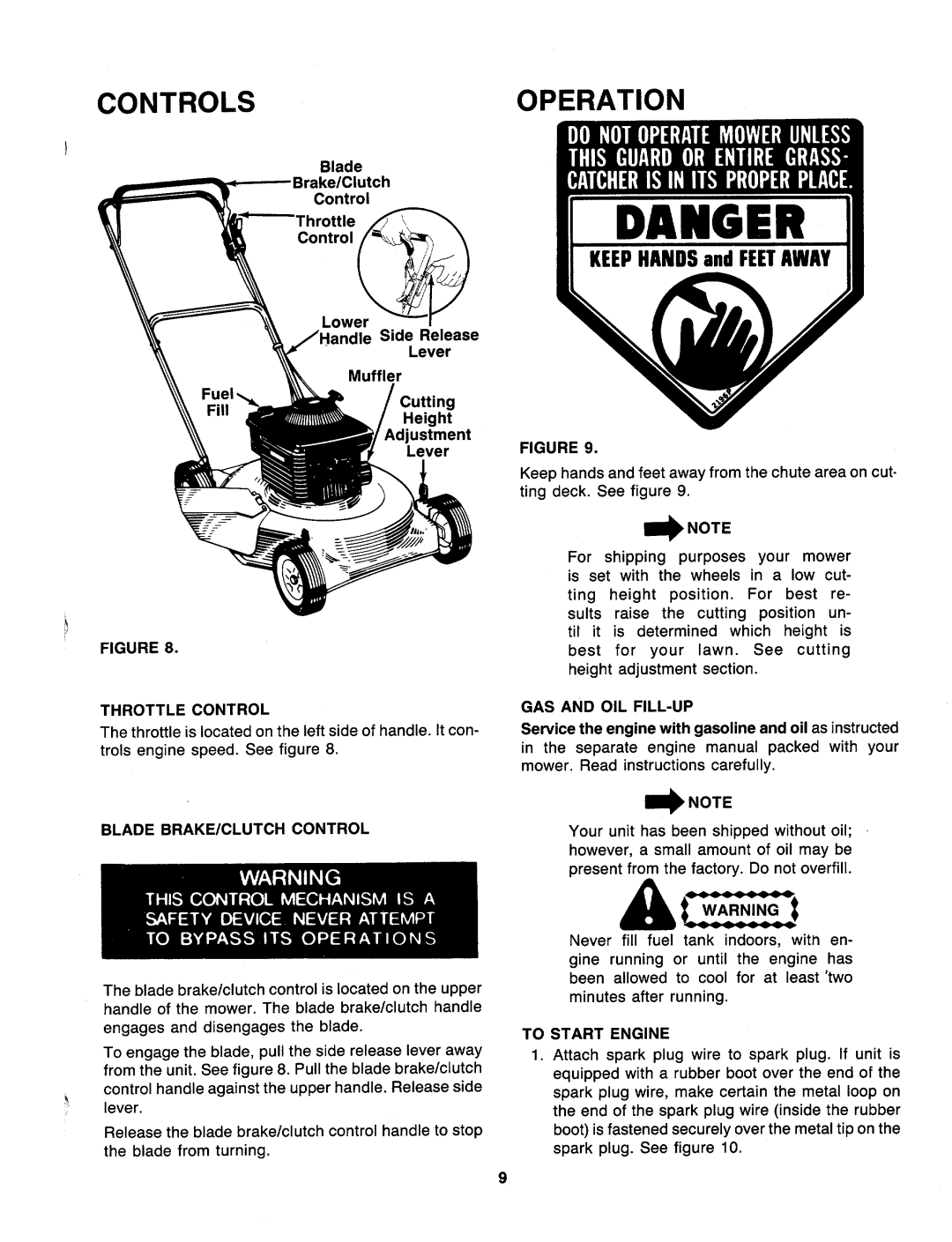 MTD 118-089B000, 118-079B000 manual 