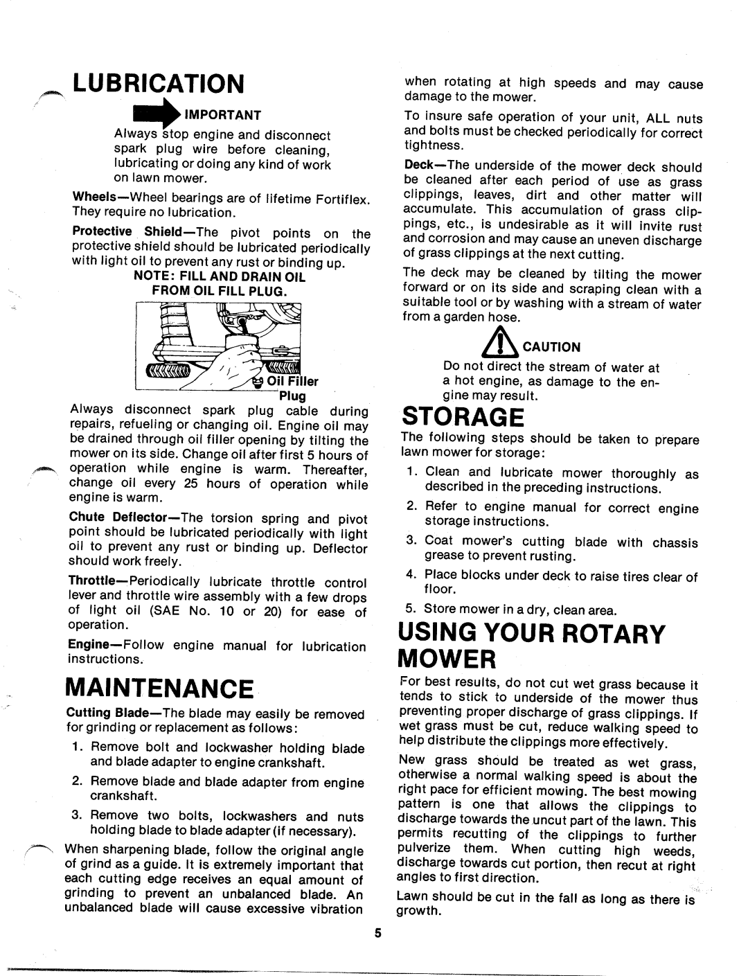 MTD 118-120-300, 118-120A, 118-110-300, 118-110A manual 