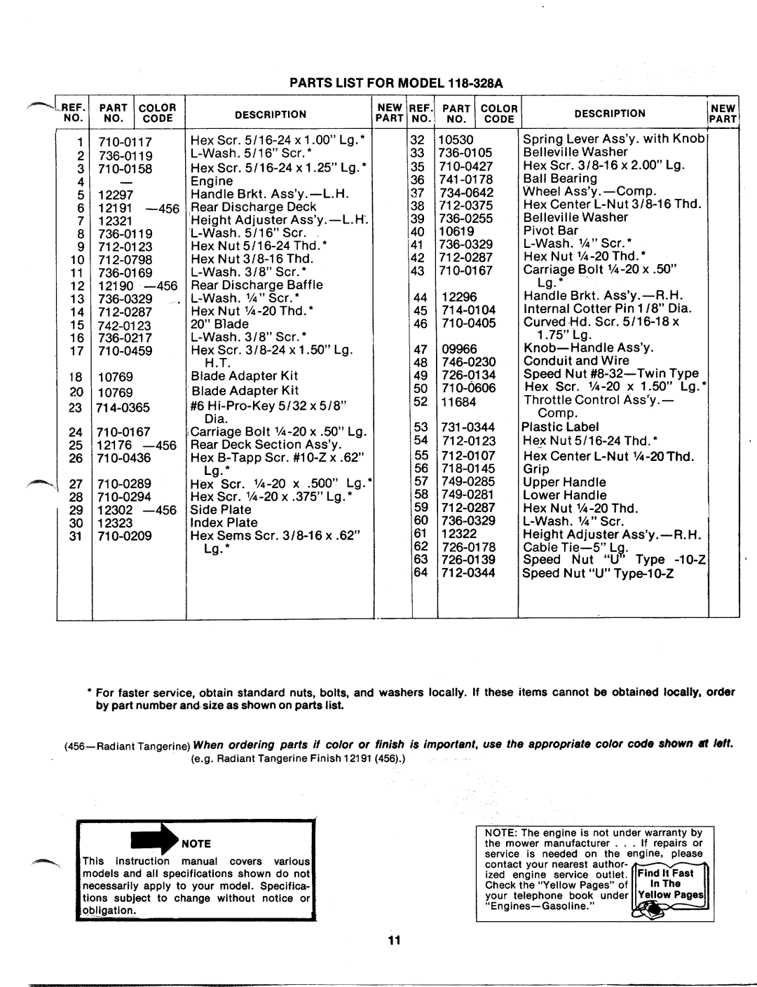 MTD 118-328A manual 