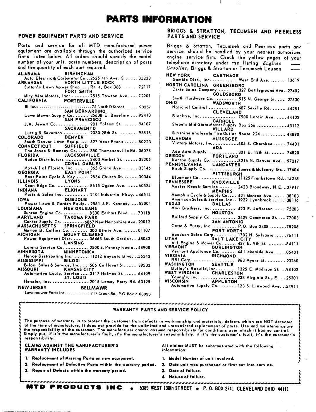 MTD 118-328A manual 