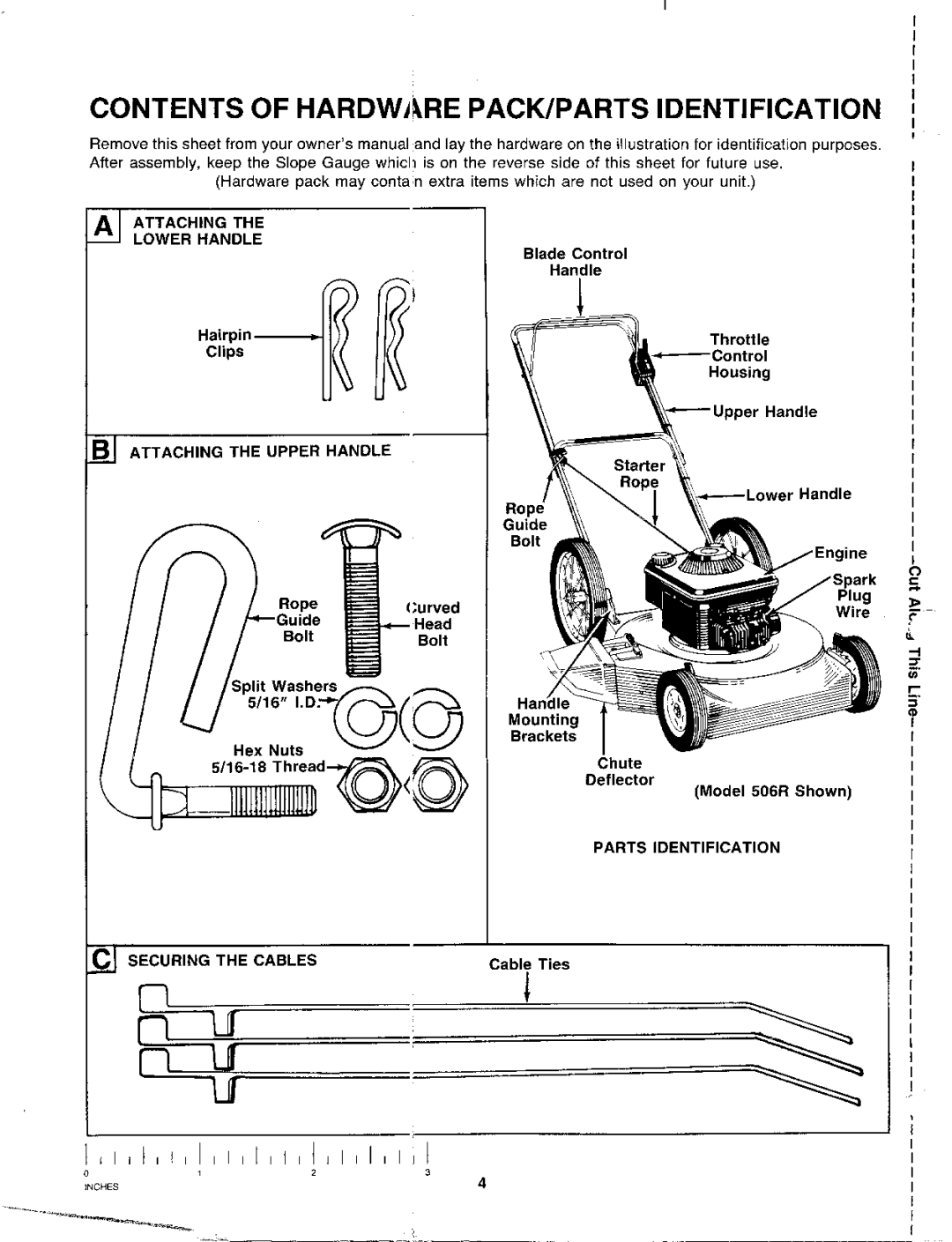 MTD 118-508R000, 118-506R000, 118-502R000 manual 