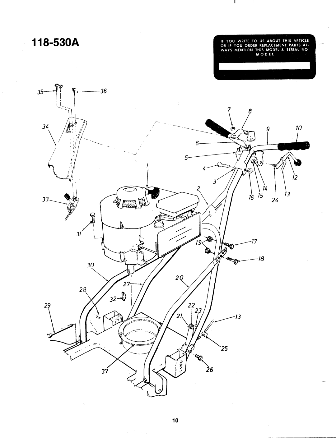 MTD 118-530A manual 