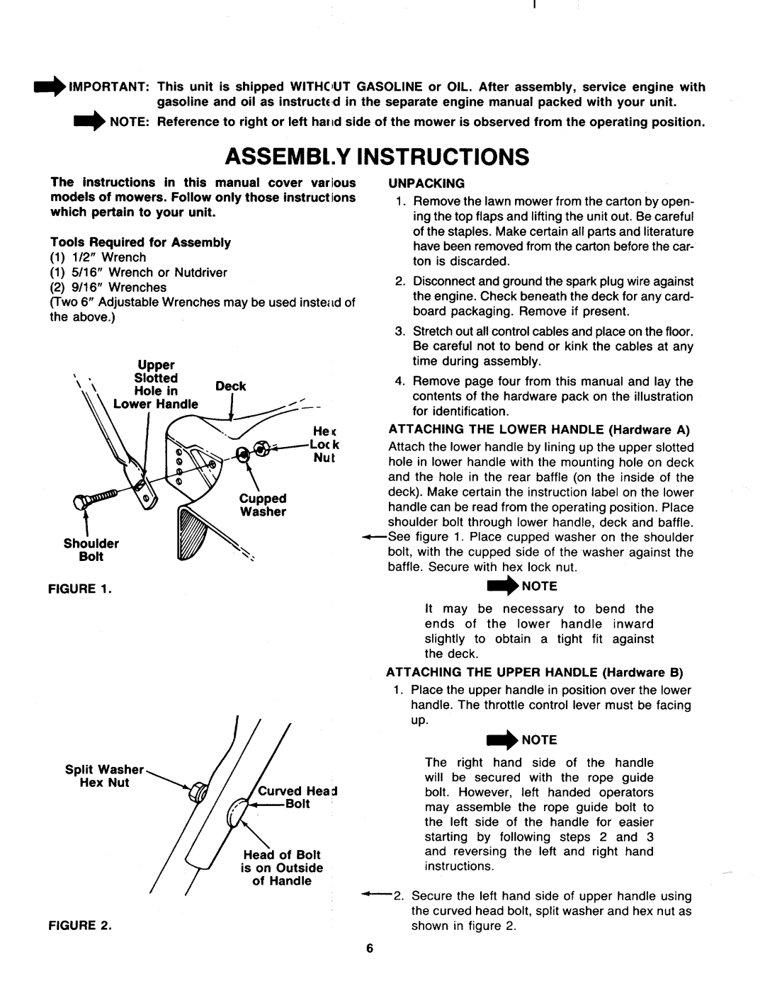 MTD 119-020R000 manual 