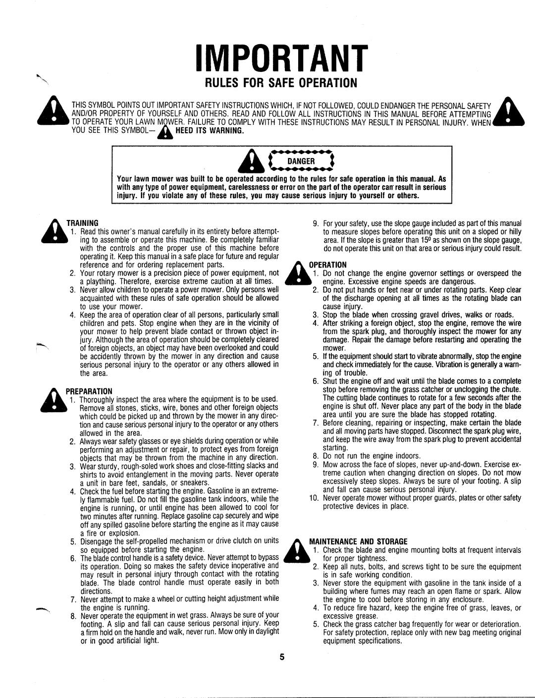 MTD 119-051R000, 119-061R000, 119-062R000, 119-063R000, 119-053R000, 119-052R000, 119-060R000, 119-050R000 manual 