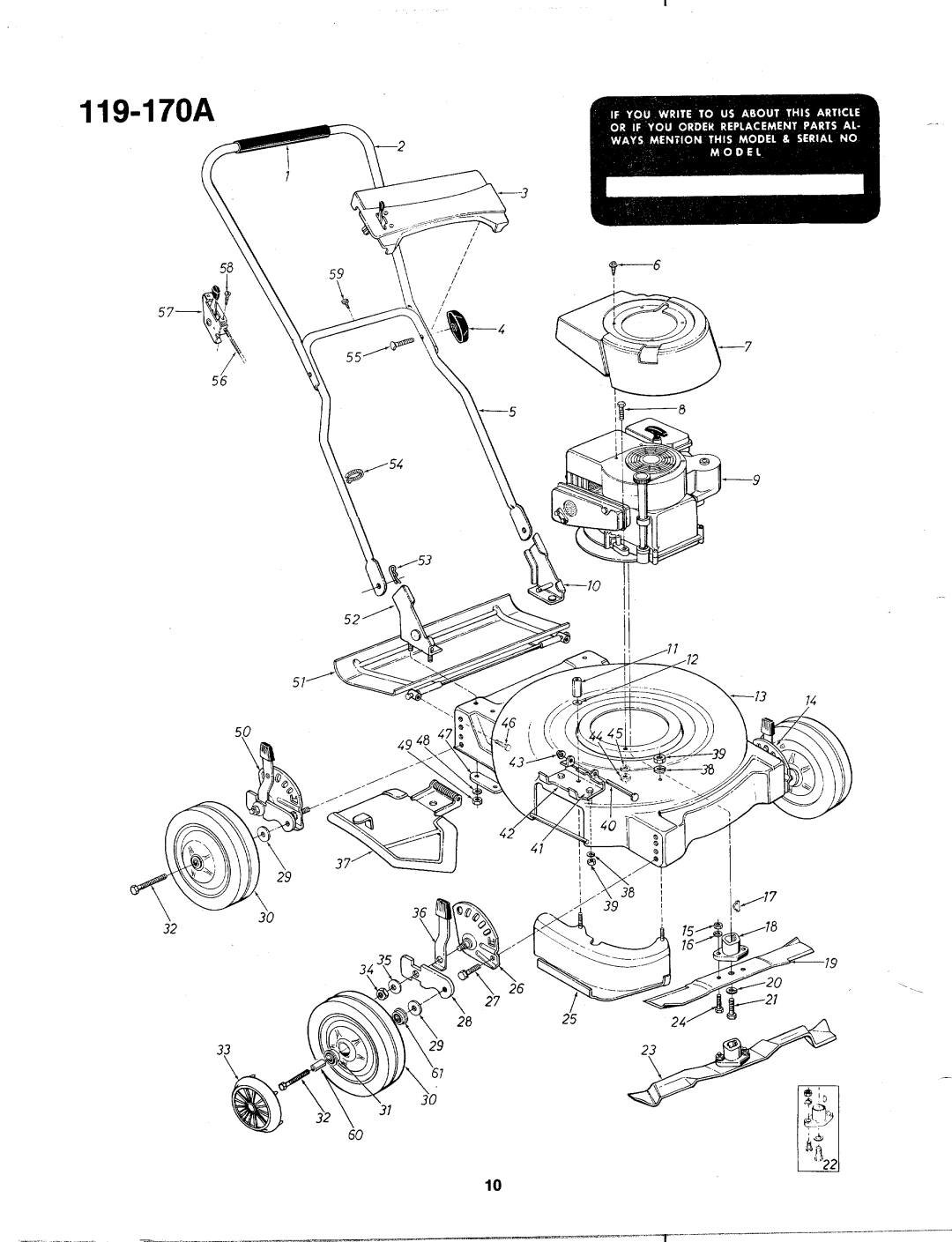 MTD 119-170A manual 