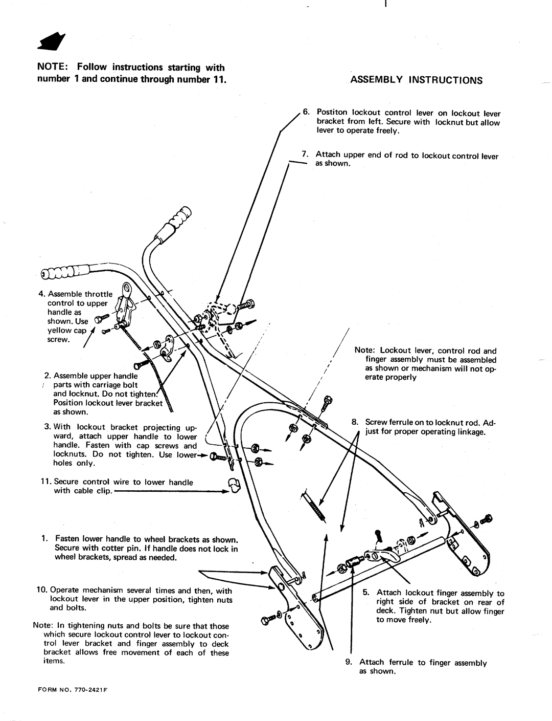 MTD 120-220 manual 