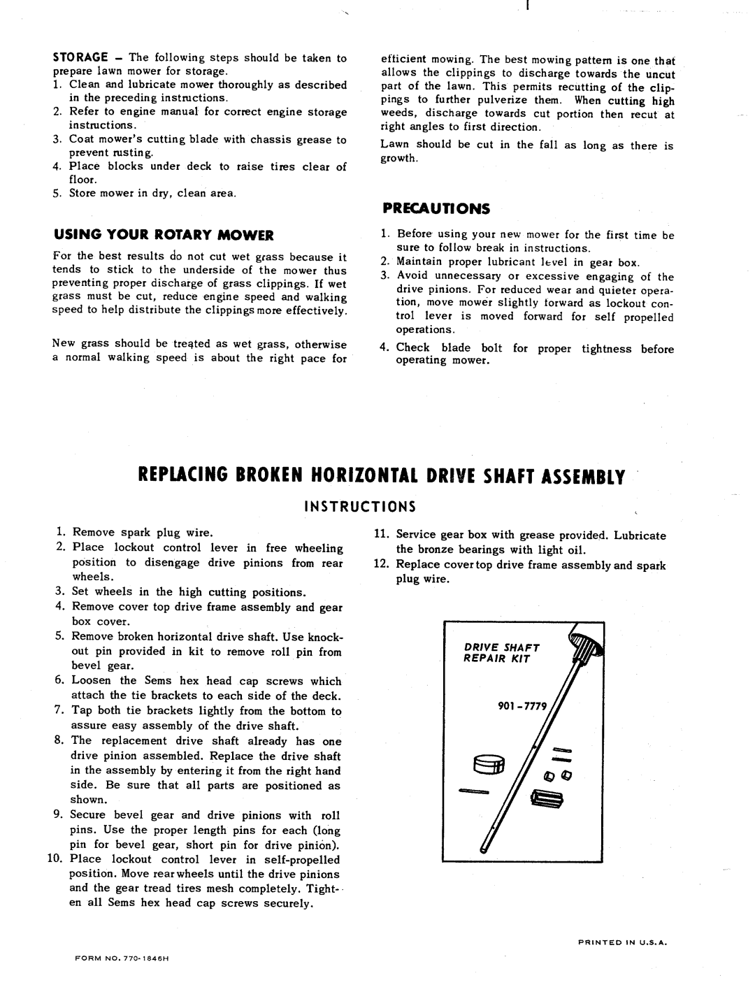 MTD 120-220 manual 