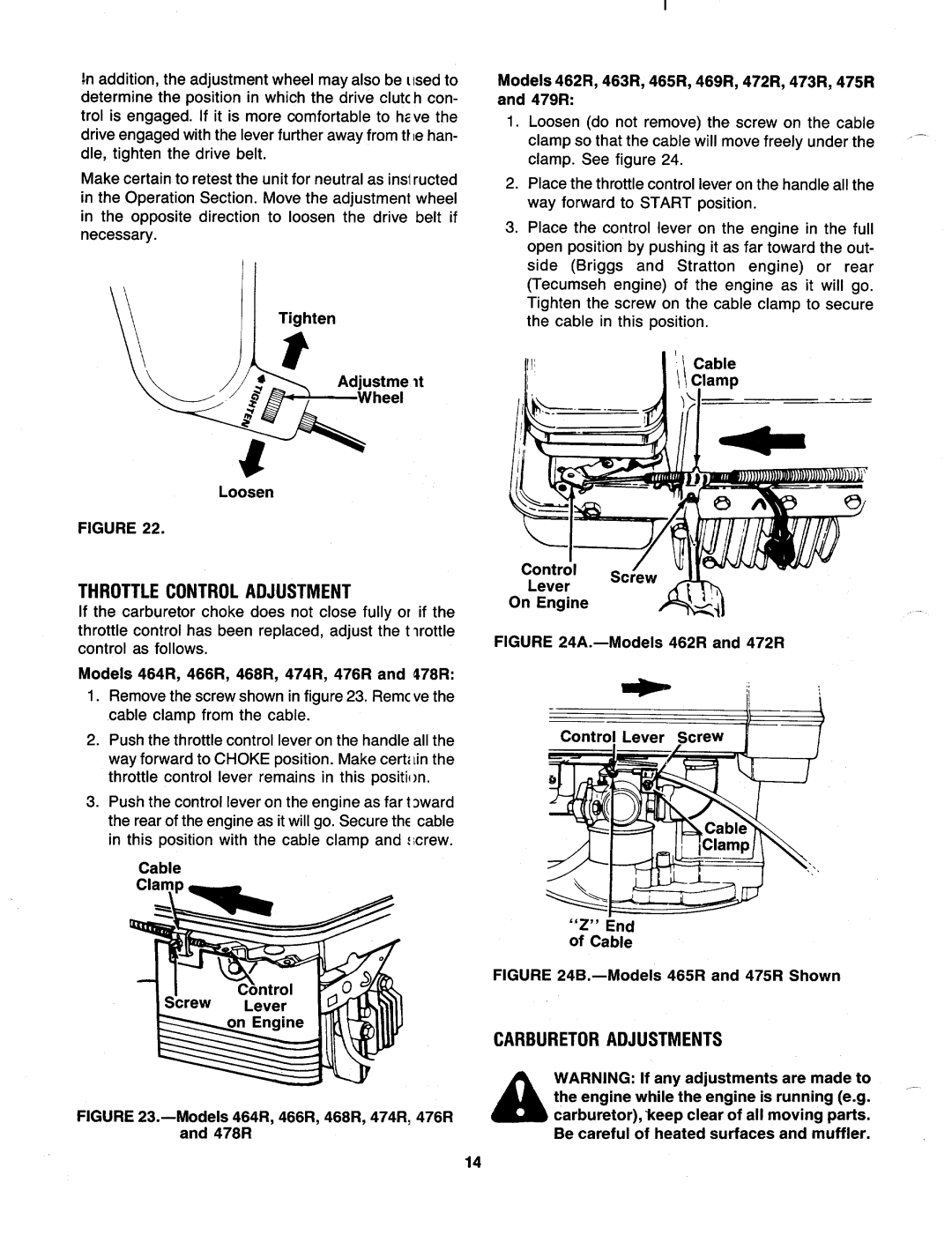 MTD 120-472R000, 120-466R000, 120-469R000, 120-475R000, 120-465R000, 120-463R000, 120-473R000, 120-468R000, 120-476R000 manual 