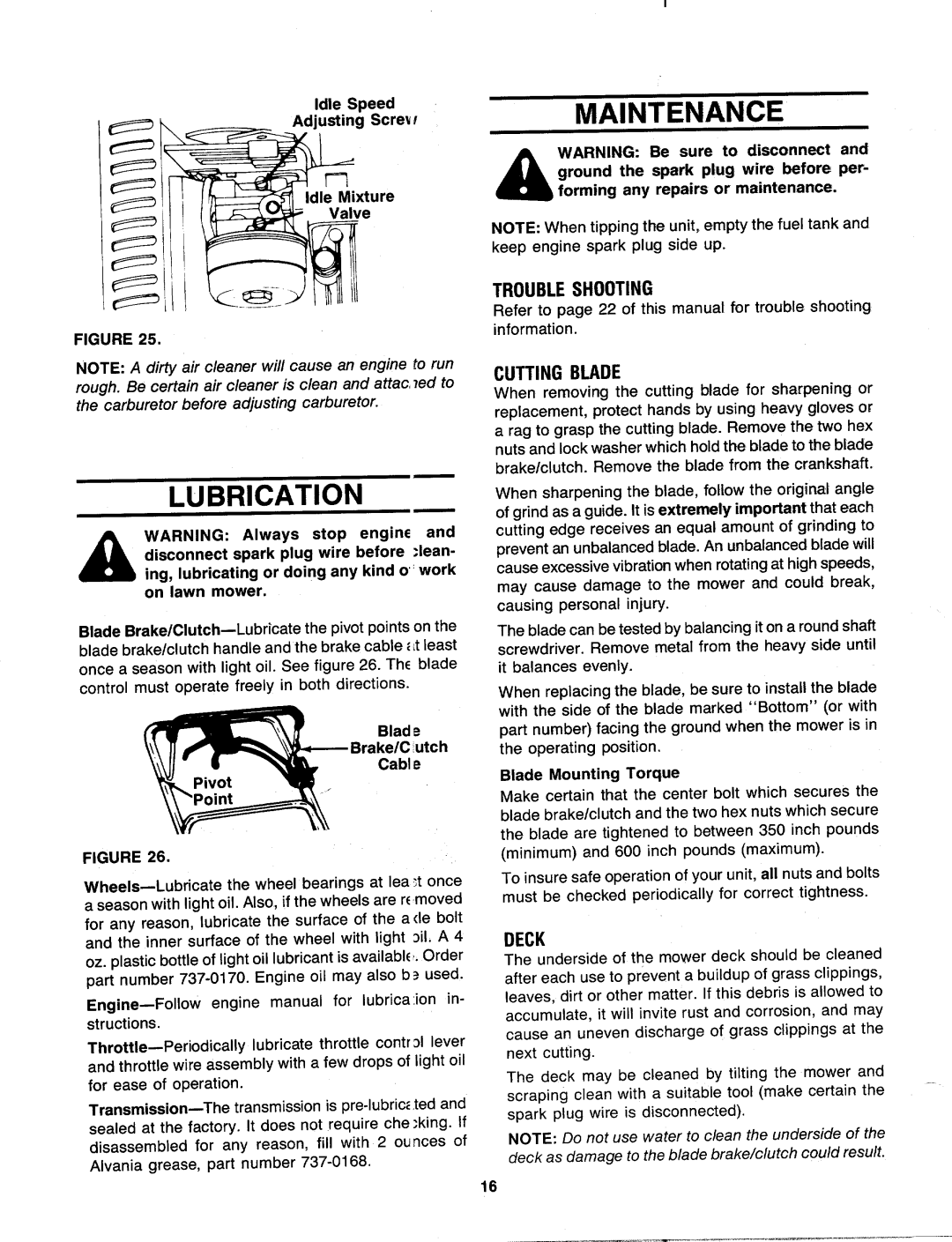 MTD 120-848B000 manual 