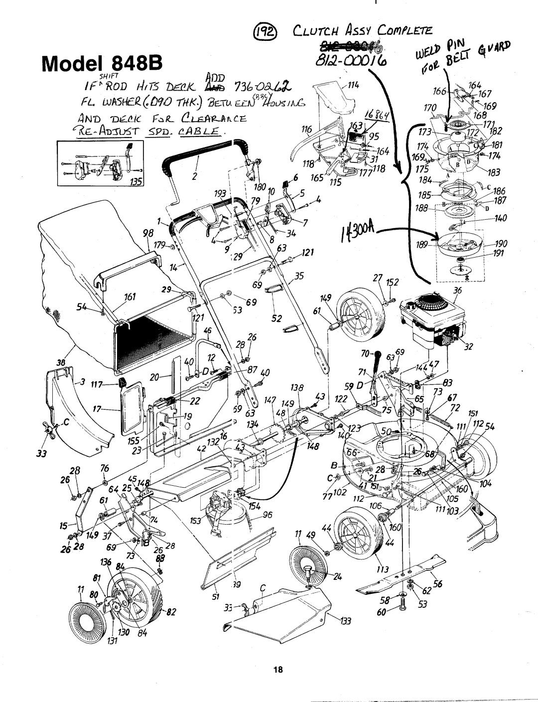 MTD 120-848B000 manual 