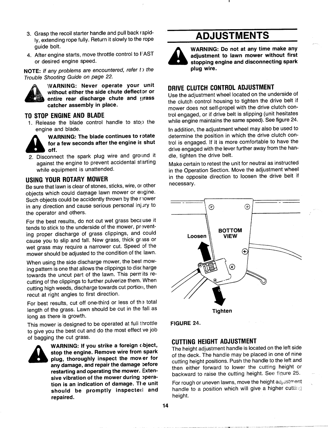 MTD 120-848R000 manual 