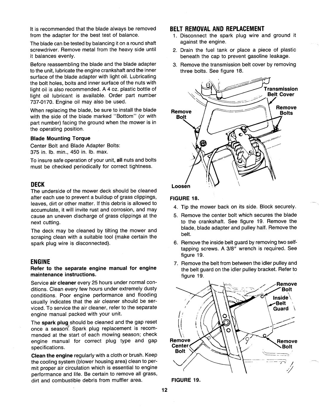 MTD 121-238R000, 121-232R000, 121-234R000, 121-236R000, 121-233R000, 121-528R000, 121-524R000, 121-526R000 manual 