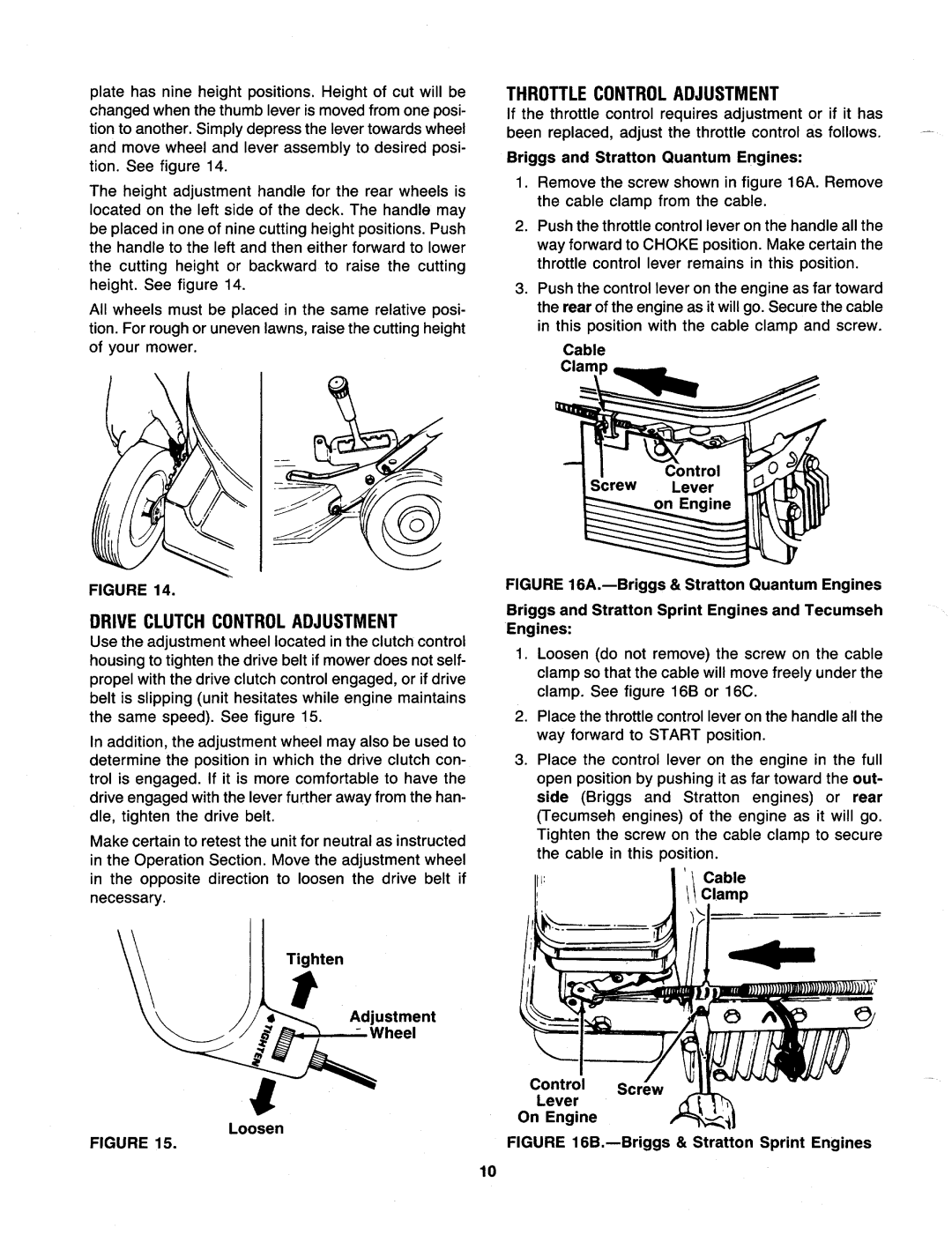 MTD 121-238R062, 121-528R062 manual 