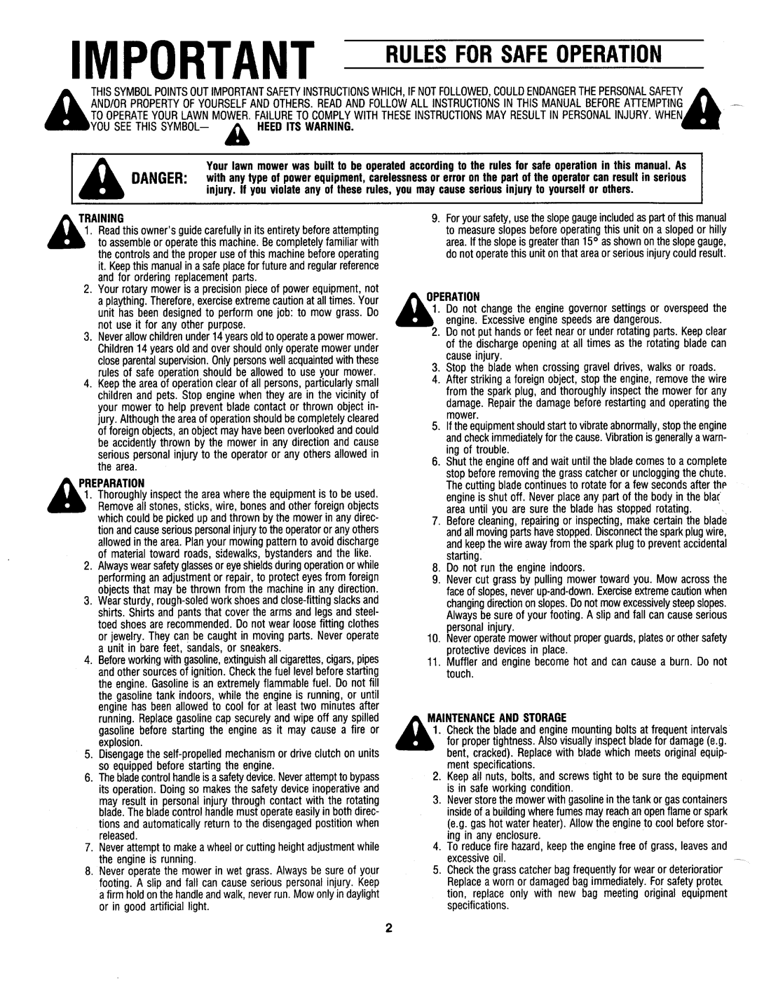 MTD 121-238R062, 121-528R062 manual 