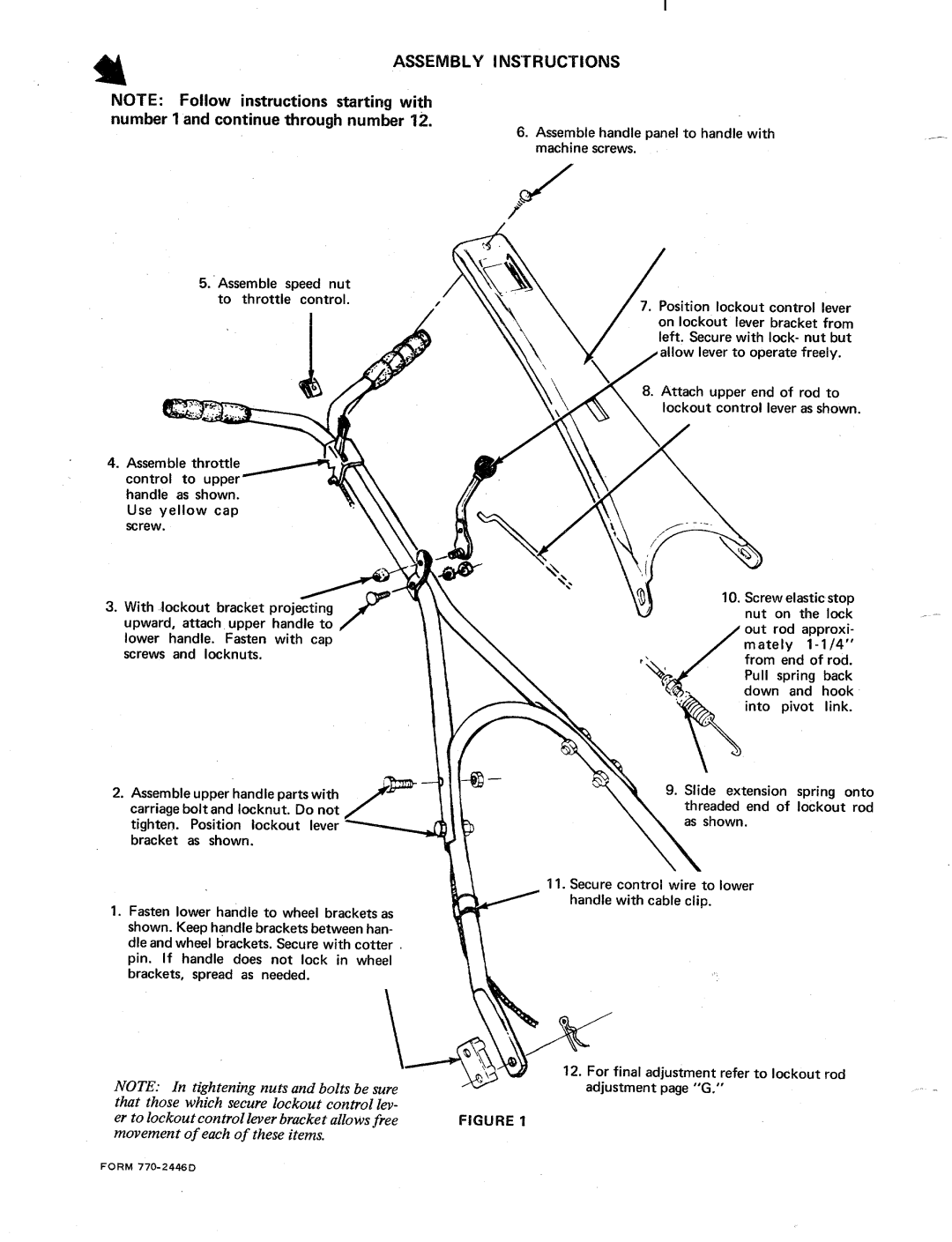 MTD 121-250 manual 