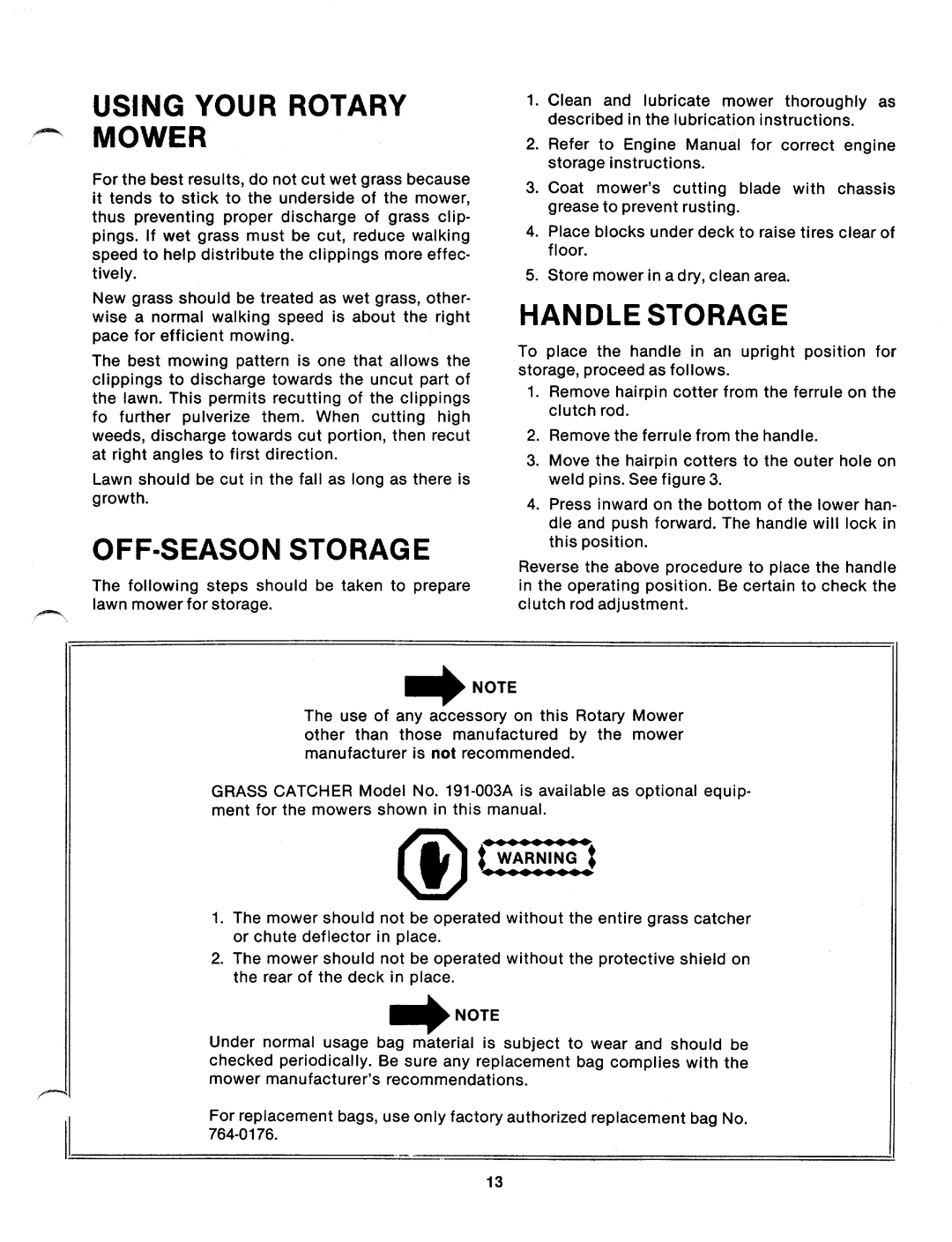 MTD 121-260A, 121-261-300 manual 